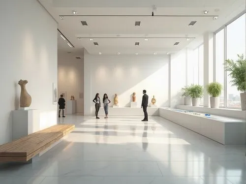 art gallery,futuristic art museum,hallway space,daylighting,art museum,pinakothek,soumaya museum,gallery,curatorial,3d rendering,kunstmuseum,renderings,zwirner,procuratorial,gagosian,foyer,interior modern design,vmfa,white room,boijmans,Photography,General,Realistic