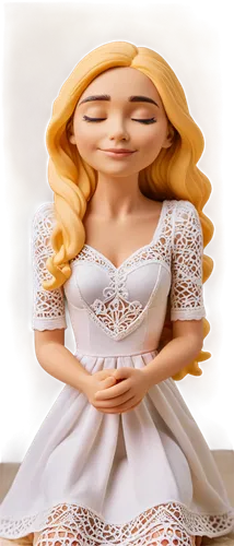 dress doll,doll dress,doll figure,female doll,3d figure,handmade doll,vintage doll,derivable,miniature figure,rapunzel,cloth doll,figurine,bridewealth,clay doll,collectible doll,designer dolls,3d model,doll's facial features,dressup,dollmaker,Unique,3D,Clay