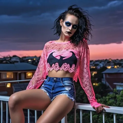 bat,wallis day,tropical bat,myna,rockabella,bats,neon body painting,puma,girl in t-shirt,pink glasses,catwoman,social,catrina,coogee,bondi beach,on the roof,feline look,sexy woman,photos on clothes line,aussie,Photography,General,Realistic