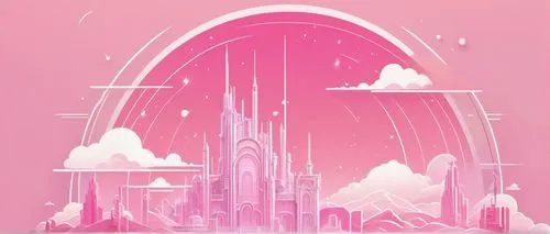 art deco background,pink diamond,backgrounds,background design,diamond background,principality,pink background,fantasy city,arch,pink scrapbook,pink city,archway,archways,gateway,background screen,unicorn background,background vector,cool backgrounds,rose quartz,fairy world,Illustration,Retro,Retro 03