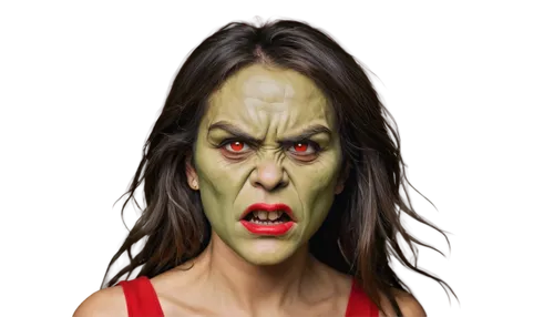 ogress,woman frog,vampire woman,orc,photoshop manipulation,scary woman,woman face,dukat,zombie,wicked witch of the west,image manipulation,wishmaster,gorshin,woman's face,zombified,goblin,skrull,oger,brahmi,anboto,Conceptual Art,Oil color,Oil Color 18