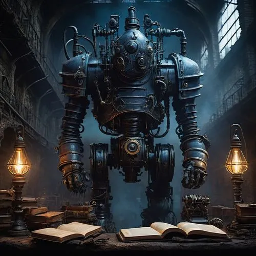 mechanician,automaton,automata,antiquarian,mechana,steampunk,dictionarium,clockmaker,robnik,spellbook,instrumentarium,bioshock,skotnikov,intellipedia,scholar,librarian,sci fiction illustration,golem,automatica,automatique,Illustration,Retro,Retro 04