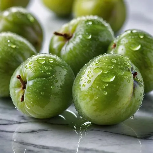 mermer üzerinde, su damlacıklı,yakın çekim yeşil erikler
,pistacia lentiscus,greengage,green grapes,green grape,european gooseberries,persian lime,chinese gooseberry,indian gooseberry,figs,unripe grap