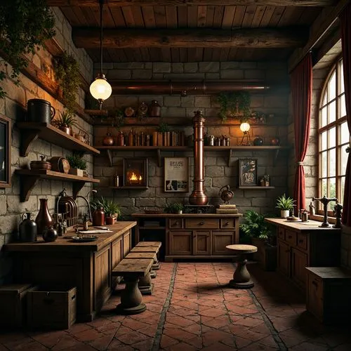 apothecary,victorian kitchen,herbology,vintage kitchen,inglenook,scriptorium,kitchen,apothecaries,the kitchen,kitchen interior,workbench,scullery,tavern,schoolroom,kitchen shop,kitchens,tile kitchen,tinsmith,antiquariat,teashop