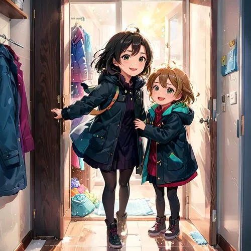 kumiko,takamio,tokomaru,winter clothes,tomoharu,kimonos,Anime,Anime,Realistic