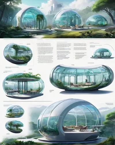 arcology,futuristic architecture,futuristic landscape,earthship,ecosphere,biomes,etfe,odomes,chemosphere,futuristic art museum,floating islands,sky space concept,biospheres,ecotopia,concept art,domes,biosphere,seasteading,greenhouse cover,greenhouses,Unique,Design,Character Design