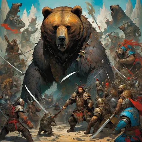 nordic bear,bear guardian,grizzlies,the bears,bear kamchatka,ice bears,bears,bear market,heroic fantasy,great bear,bear,ursa,grizzly,kodiak bear,grizzly bear,leopard's bane,game illustration,cub,scandia bear,bearskin,Conceptual Art,Graffiti Art,Graffiti Art 05