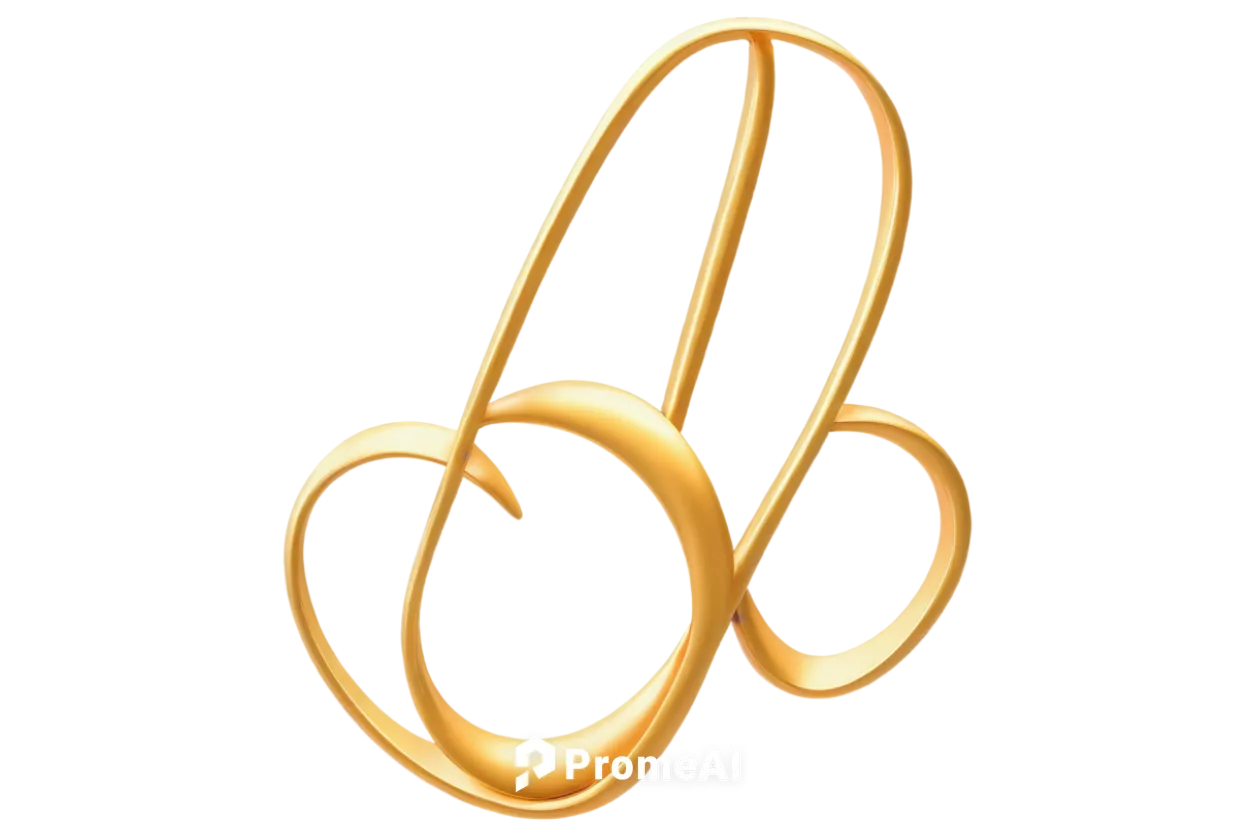 Music note, golden color, circular shape, bold font, dynamic curve, 3D effect, metallic material, glossy finish, centered composition, soft lighting, vibrant tone, creative typography.,warning finger 