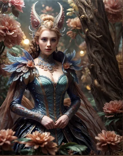 faery,fairy queen,faerie,fae,fantasy picture,fantasy art,fantasy portrait,fairy tale character,the enchantress,fantasy woman,rosa 'the fairy,celtic queen,elven flower,blue enchantress,flower fairy,3d fantasy,queen of the night,dryad,fairy,evil fairy