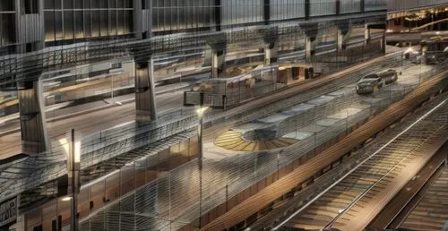 hudson yards,elevated railway,osaka station,hudson yard,south station,transport hub,high-speed rail,the dubai mall entrance,underground car park,queensland rail,rail transport,sky train,rail traffic,subway station,light rail train,conveyor belt,moving walkway,metro escalator,railroads,3d rendering