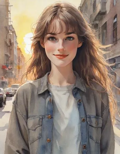 girl portrait,a girl's smile,girl with speech bubble,portrait of a girl,mystical portrait of a girl,oil painting,the girl's face,girl in a historic way,girl with bread-and-butter,oil painting on canvas,girl in a long,city ​​portrait,young woman,oil on canvas,world digital painting,romantic portrait,the girl at the station,painting technique,photo painting,woman face,Digital Art,Watercolor