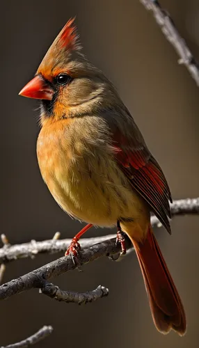 Female Cardinal Photo by Scott Bourne,northern cardinal,male northern cardinal,male finch,red cardinal,red headed finch,carduelis,redpoll,dickcissel,red-browed finch,carduelis carduelis,scarlet honeye