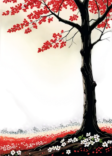 japanese floral background,japanese sakura background,autumn background,sakura background,background vector,red tree,cherry tree,cherry trees,autumn cherry blossoms,flower background,sakura trees,sakura tree,hanami,red petals,momiji,paper flower background,red leaves,spring background,nature background,takato cherry blossoms,Art,Artistic Painting,Artistic Painting 43