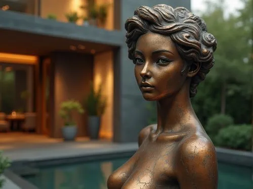 woman sculpture,bronze sculpture,bronze figure,sculpted,decorative figure,sculptured,3d rendered,sculpt,3d render,rendered,depth of field,sculptress,3d rendering,female model,statuette,scuplture,pregnant statue,art deco woman,garden ornament,artist's mannequin,Photography,General,Realistic