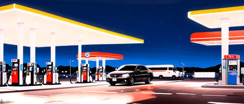 e-gas station,gas station,filling station,petroliferos,petrol pump,electric gas station,gas pumps,petrolium,petroplus,unleaded,unipetrol,gas pump,forecourt,fuels,esso,truck stop,sunoco,petrole,citgo,petroleum,Illustration,Paper based,Paper Based 30