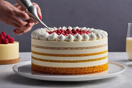 Discover creative ways to use piping tips for stunning desserts.,tres leches cake,layer cake,orange cake,citrus cake,rye bread layer cake,white sugar sponge cake,cassata,semifreddo,cream cheese cake,t