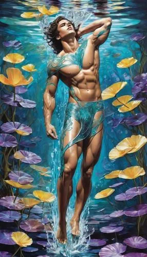 atlantean,vishwamitra,bhishma,hrithik,poseidon,iolaus,Art,Classical Oil Painting,Classical Oil Painting 02