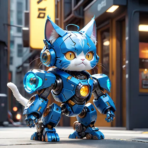 cat warrior,armored animal,rex cat,minibot,chat bot,cat vector,blue tiger,bolt-004,nikko,mech,armored,prowl,mecha,cartoon cat,sigma,pixaba,nova,tau,katz,breed cat,Anime,Anime,General