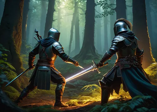 sword fighting,swordsmen,massively multiplayer online role-playing game,fantasy art,fantasy picture,guards of the canyon,heroic fantasy,knight armor,cg artwork,knights,swords,game illustration,duel,warrior and orc,games of light,game art,knight festival,digital compositing,knight tent,assassins,Photography,Documentary Photography,Documentary Photography 38