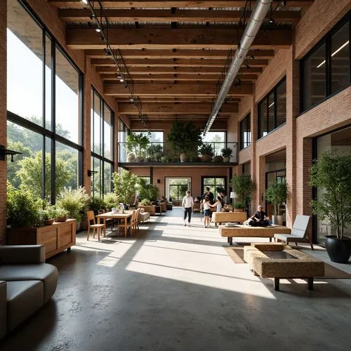 loft,lofts,modern office,packinghouse,gensler,atriums,wintergarden,patios,offices,dogpatch,minotti,corten steel,daylighting,wooden beams,yountville,contemporary decor,interior modern design,atrium,inside courtyard,archidaily