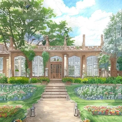 garden elevation,country estate,gardens,english garden,garden design sydney,dandelion hall,flower garden,victorian,flower borders,spring garden,pergola,landscape designers sydney,cottage garden,garden door,green garden,start garden,garden,garden of plants,floral border,vegetable garden,Landscape,Landscape design,Landscape Plan,Watercolor