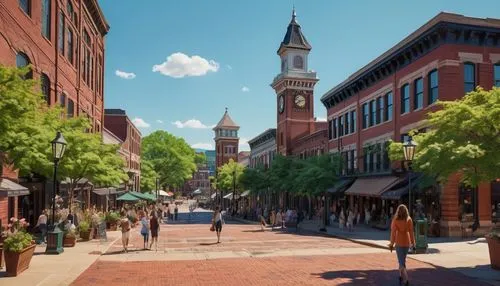 annapolis,shockoe,soulard,gooderham,lexington,charlottesville,leesburg,jonesborough,brindleyplace,spartanburg,kannapolis,townscapes,manassas,auraria,vailsburg,elizabethtown,greensboro,burlington,staunton,greenville,Unique,3D,Isometric