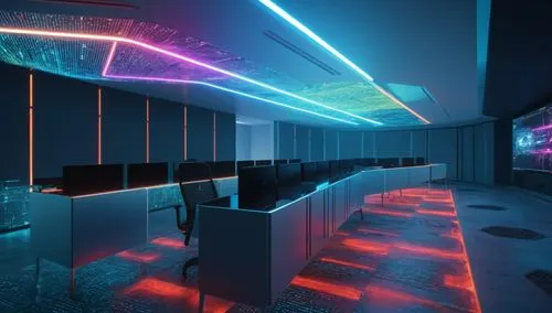 nightclub,the server room,computer room,cybercafes,neon human resources,bar counter,Photography,General,Sci-Fi