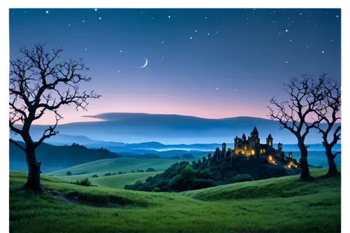 hogwarts,fantasy landscape,fantasy picture,hohenzollern castle,landscape background,castles,fairy tale castle,fairytale castle,windows wallpaper,fairy tale,fairy tale castle sigmaringen,starry sky,carcassone,night scene,tirith,diagon,fairytale,nargothrond,a fairy tale,dracula castle,Art,Artistic Painting,Artistic Painting 35