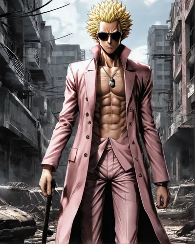 katakuri,man in pink,chollo hunter x,rainmaker,sanji,the pink panther,nikuman,pink vector,spike,anime 3d,a black man on a suit,anime japanese clothing,pink quill,gangstar,male character,cosplay image,anime manga,magenta,pink october,pitaya,Conceptual Art,Fantasy,Fantasy 33