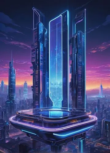 cybercity,futuristic landscape,cybertown,cyberport,futuristic,cyberia,metropolis,polara,futurepop,futuregen,synth,futurenet,futurist,cyberworld,silico,futuristic architecture,tron,areopolis,elytron,megacorporation,Unique,3D,Isometric