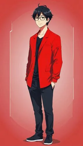 on a red background,red background,disney baymax,yukio,lotte,anime boy,stylish boy,baymax,greek,jacket,rose png,persona,ryan navion,bright red,red blood cell,fashion vector,dj,hog xiu,coral red,dan,Illustration,Vector,Vector 01