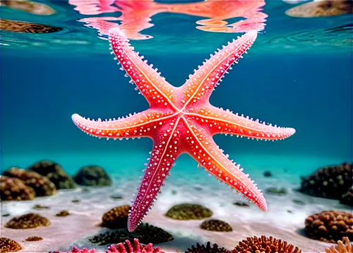 sea star,starfishes,starfish,star anemone,echinoderm,pink octopus,nautical star,marine life,sea life underwater,sea-life,marine biology,sea animals,marine invertebrates,sea life,sea creatures,underwater world,coral swirl,cnidarian,marine diversity,star flower,Illustration,Abstract Fantasy,Abstract Fantasy 13