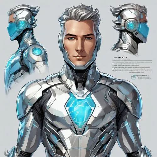 quicksilver,iceman,biotic,cyborg,tony stark,raikov,Unique,Design,Character Design