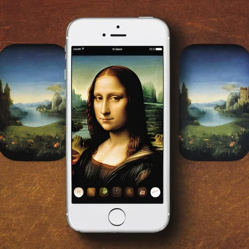 droste effect,the mona lisa,iphone 6 plus,icon magnifying,corona app,digital photo frame,taking picture with ipad,augmented reality,iphone 6s plus,mona lisa,the app on phone,iphone,kunsthistorisches museum,mobile application,iphone 4,iphone6,iphone 6,photo lens,instagram icons,digitization,Art,Classical Oil Painting,Classical Oil Painting 03