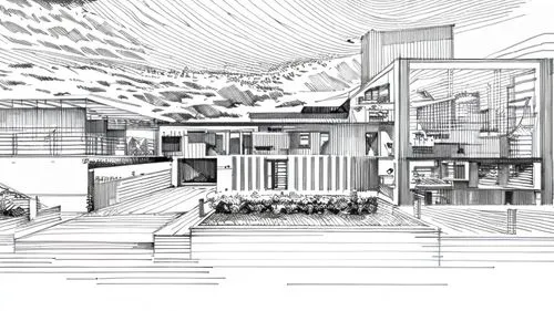 school design,archidaily,house drawing,japanese architecture,kirrarchitecture,architect plan,arq,multistoreyed,modern architecture,smart house,modern house,residential house,eco-construction,urban design,residential,3d rendering,aqua studio,cubic house,timber house,shipping containers,Design Sketch,Design Sketch,Hand-drawn Line Art