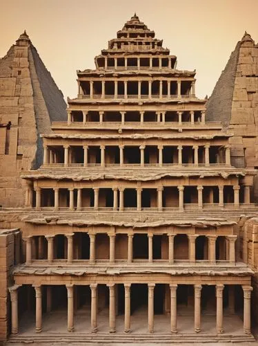 gwalior,khajuraho,hampi,chortens,jaisalmer,palitana,chittorgarh,ziggurat,kharut pyramid,step pyramid,vijayanagara,visalakshi,chhatri,makli,ziggurats,akshardham,gopuram,jodhpur,orchha,gopura,Conceptual Art,Oil color,Oil Color 17