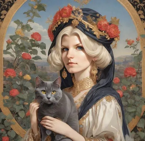 rousseau,tretchikoff,salem,liselotte,catiline,timoshenko,Digital Art,Anime