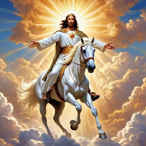 a white horse,son of god,holy spirit,praise,benediction of god the father,almighty god,god,king david,palm sunday scripture,horseman,white horse,to our lady,god the father,savior,holy 3 kings,saviour,holyman,the good shepherd,golden unicorn,christ star
