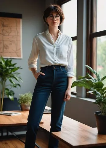 secretarial,office worker,woman in menswear,benoist,standing desk,librarian,blur office background,menswear for women,chambray,pitchwoman,jodhpurs,aislinn,business woman,secretary,shuli,high waist jeans,business girl,businesswoman,denim,kirienko,Art,Classical Oil Painting,Classical Oil Painting 19