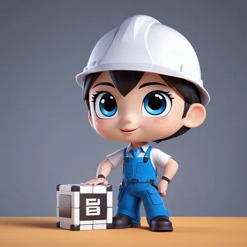 builder,tradesman,warehouseman,foreman,tradespeople,utilityman,Unique,3D,3D Character