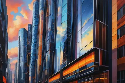 glass facades,city scape,skyways,skyscraping,glass building,highrises,arcology,tall buildings,cybercity,glass facade,cityscapes,high rises,coruscant,skycraper,skyscrapers,cityscape,futuristic landscape,buildings,density,glass wall,Conceptual Art,Daily,Daily 34