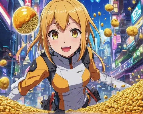 tsumugi kotobuki k-on,citrus,nutritional yeast,yukon gold potato,potato field,yuzu,caramel corn,heavy object,gold fish,tangerines,furikake,citrus food,kettle corn,corn kernels,potato crisps,potato chips,golden apple,toori,gold bells,ricebean,Illustration,Japanese style,Japanese Style 03