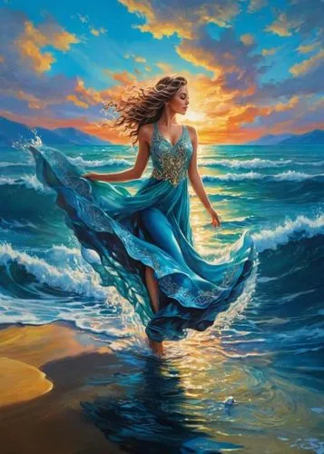 the wind from the sea,riverdance,sirene,dubbeldam,amphitrite,mermaid background,the sea maid,blue waters,ocean background,atlantica,ondine,fantasy picture,sea landscape,donsky,the endless sea,sea wate