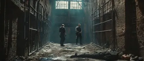 asylum,hall of the fallen,underworld,blind alley,detective,rescue alley,brick wall background,the morgue,prison,regeneration,digital compositing,daredevil,warehouse,photomanipulation,brick background,chasm,crime fighting,dystopian,assassins,alleyway,Illustration,Retro,Retro 12