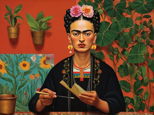 Write a dialogue between Joyface and a grumpy old man who learns to find joy in the small things.,frida,meticulous painting,ikebana,khokhloma painting,flower painting,peruvian women,woman at cafe,iran