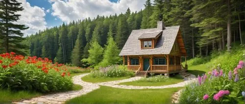 house in the forest,home landscape,summer cottage,small cabin,small house,little house,house in mountains,miniature house,wooden house,cottage,lonely house,country cottage,house in the mountains,beautiful home,the cabin in the mountains,forest house,landscape background,wooden hut,houses clipart,background view nature,Conceptual Art,Oil color,Oil Color 08