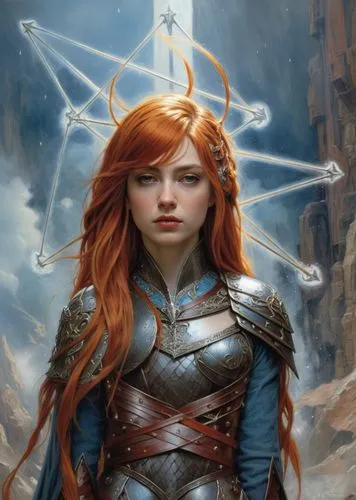 joan of arc,irisa,garrison,maedhros,sigyn,liora,Illustration,Realistic Fantasy,Realistic Fantasy 03