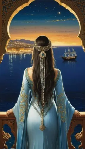 ariadne,sea fantasy,amphitrite,inanna,mervat,atlantica,Illustration,Realistic Fantasy,Realistic Fantasy 08