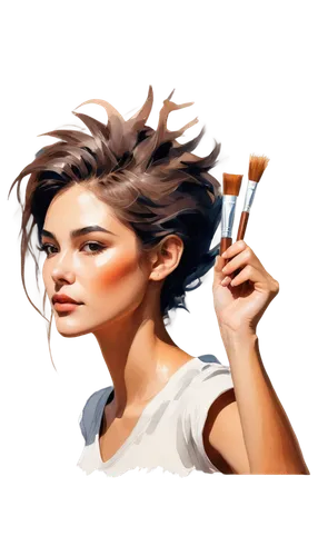 cigarette girl,smoking girl,girl smoke cigarette,cosmetic brush,injectables,perfumer,electronic cigarette,fashion vector,women's cosmetics,cigarette,artist brush,perfumers,flutist,airbrush,eleftheria,cosmetic sticks,airbrushing,revlon,burning cigarette,overpainting,Conceptual Art,Fantasy,Fantasy 03