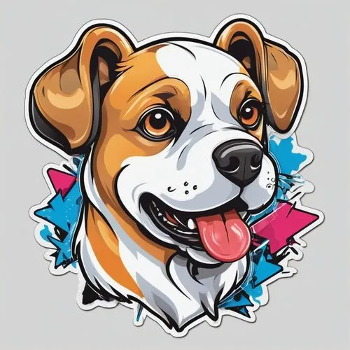 dog illustration,clipart sticker,jack russell terrier,vector illustration,jack russel,cardigan welsh corgi,tiktok icon,vector graphic,beagle,beaglier,russell terrier,welsh cardigan corgi,catahoula bulldog,jack russell,animal stickers,twitch icon,vector art,basenji,sticker,pembroke welsh corgi,Unique,Design,Sticker